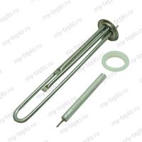 ТЭН 1,3 кВт для Термекс FSS (нерж, комплект с прокладкой и анодом) Моё Тепло, Россия (TENPA13FSSnerz