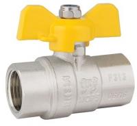 Кран шаровый газовый 3/4" вн/вн (бабочка) PROFactor (PF GBV 334)