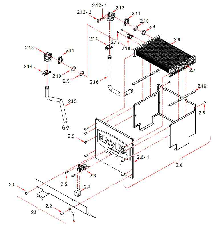 запчасти Navien atmo 16 A