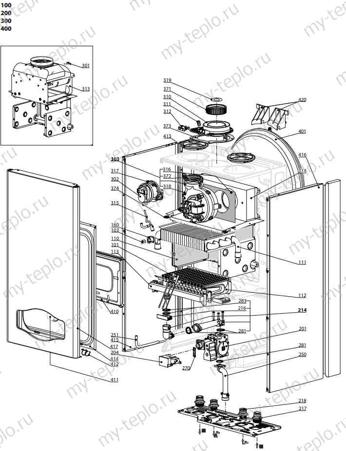 Запчасти Ariston EGIS PLUS 24 CF купить в Белгороде