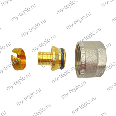 Фитинг компрессионный для труб PEX 16х2.0х3/4
