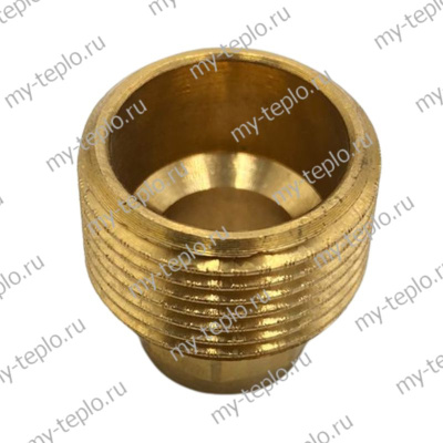 Соединение прямое медное пайка - наружная резьба 15х3/4