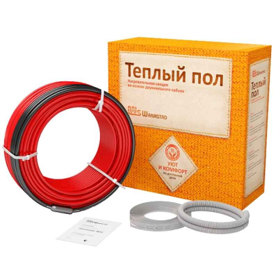 Кабель нагревательный Warmstad WSS 1530 (109 м, 1530 Вт, до 10,2 кв.м.) (2206189)